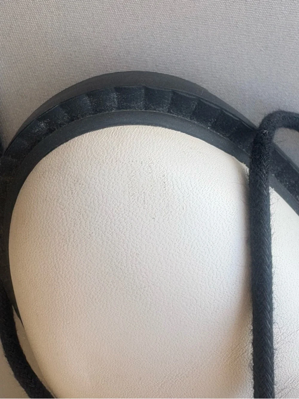 Coach White Leather Combat Boots with Black Laces - Picture 13 of 16